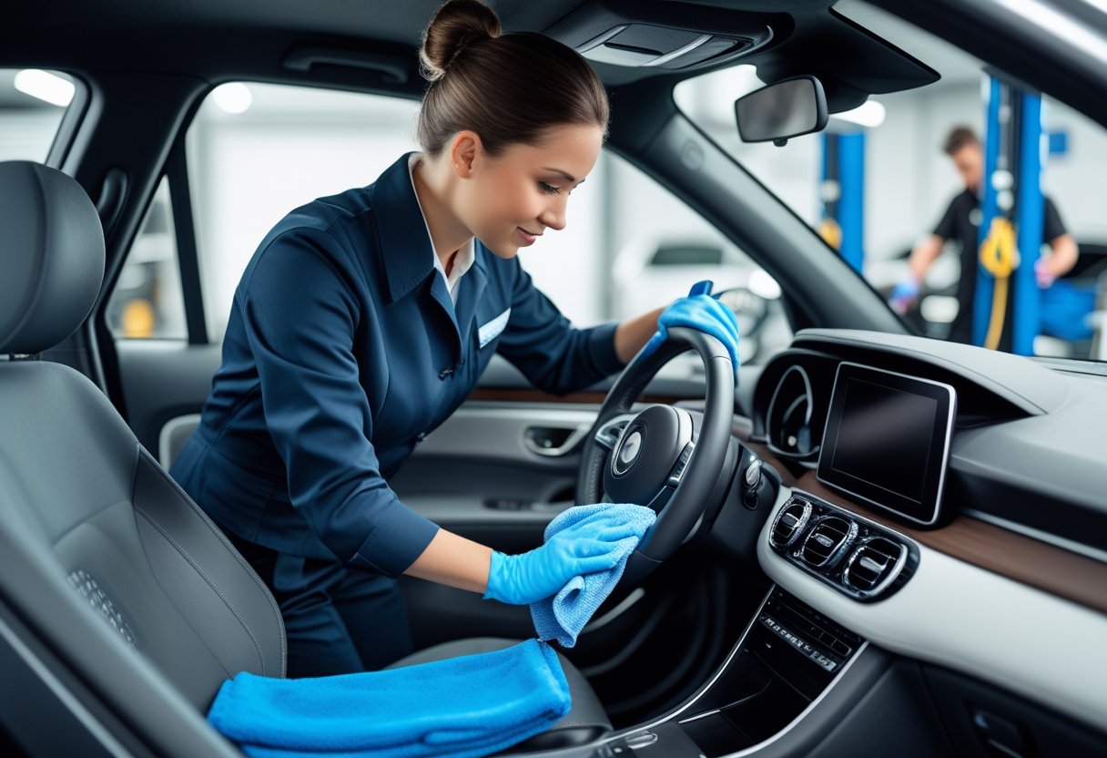 Saadan faar du den bedste rengoring af bil indvendigt og service paa bilen
