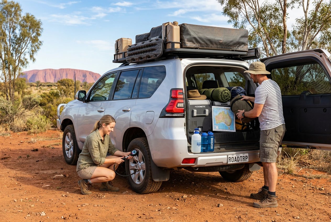 Sådan klargør du bilen til kør selv ferie i Australien