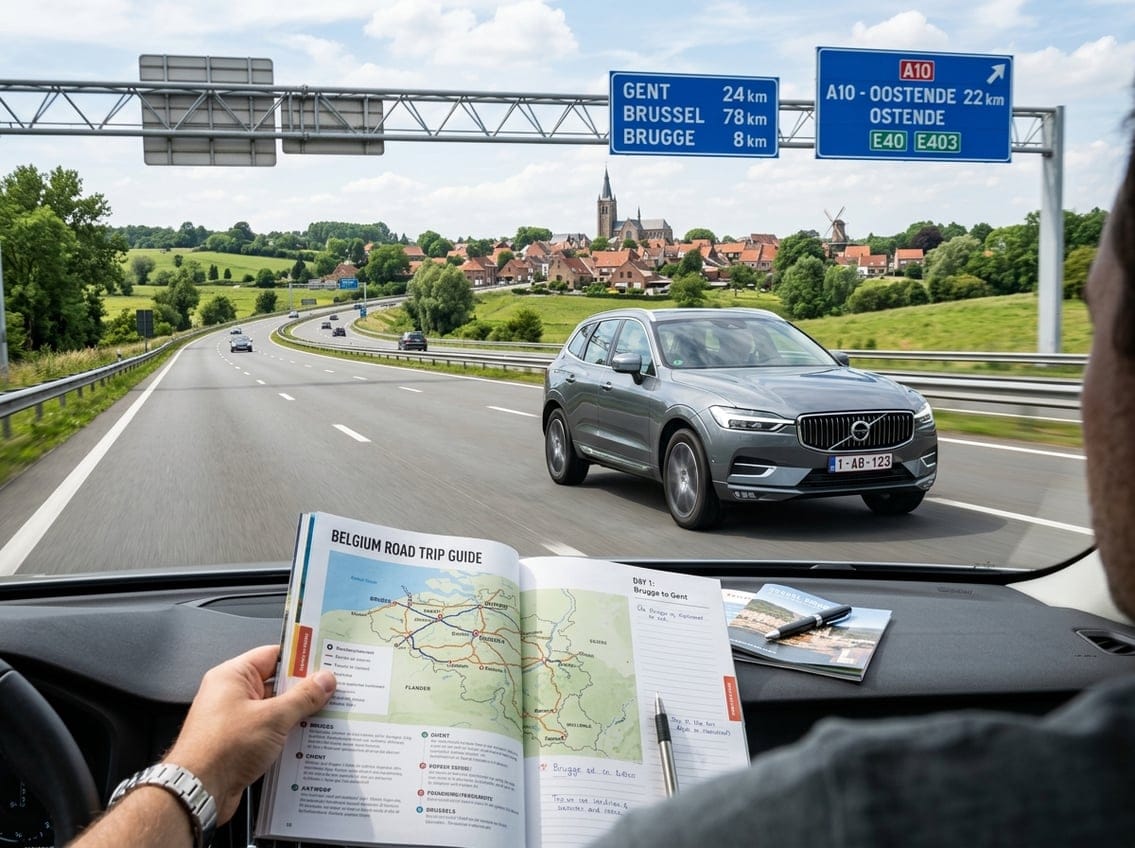 Guide til bilferie i Belgien og tidsplan på vejen